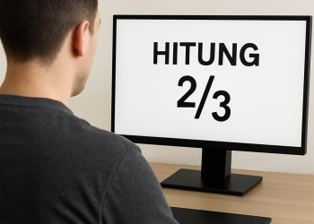 cara hitung 2/3 pidana